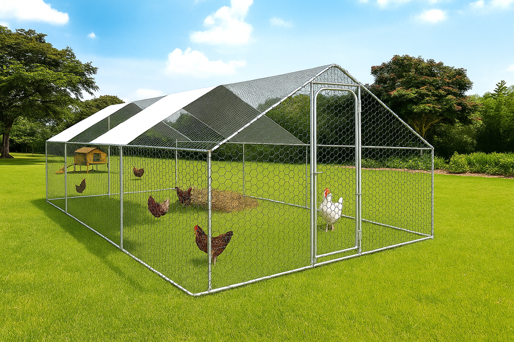 Parco da 24 m² in Acciaio Zincato con Struttura Rinforzata